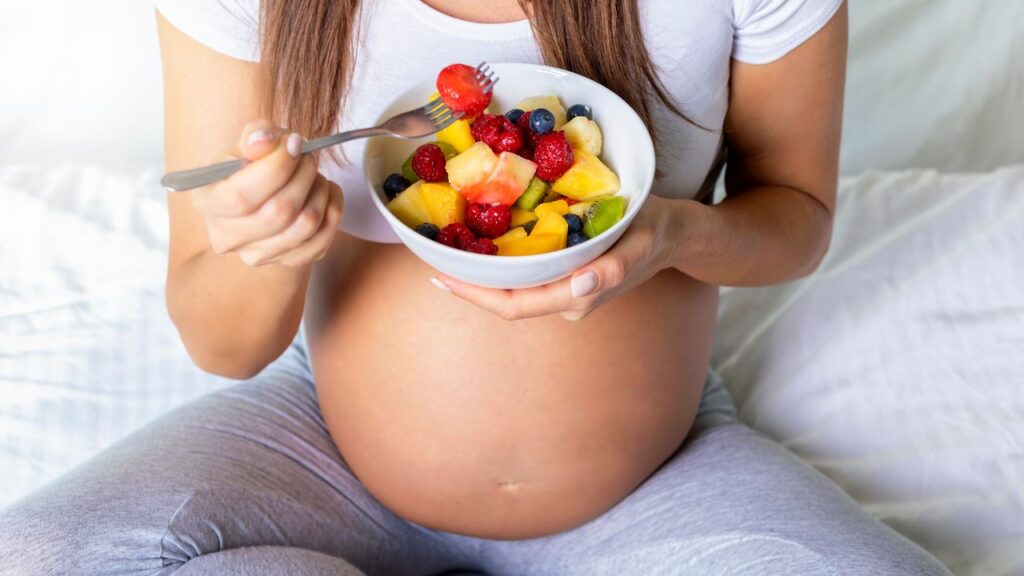 alimentação saudável durante a gravidez